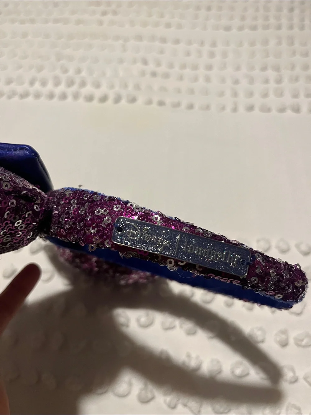 Purple Disney x Loungefly castle Minnie ears